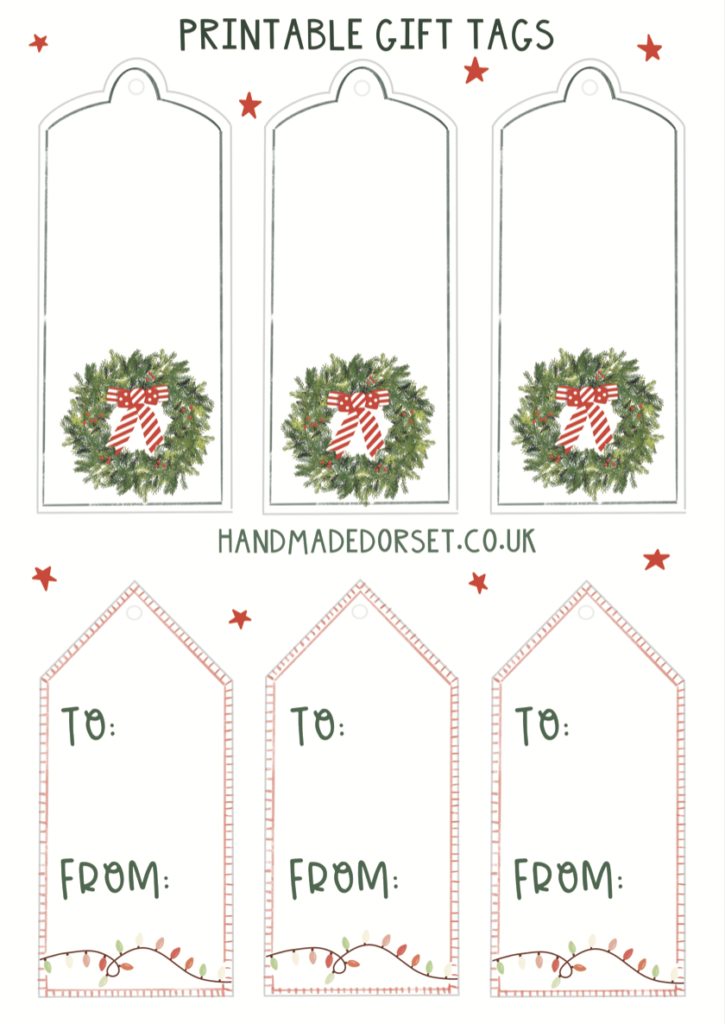 Free Printable Gift Tags