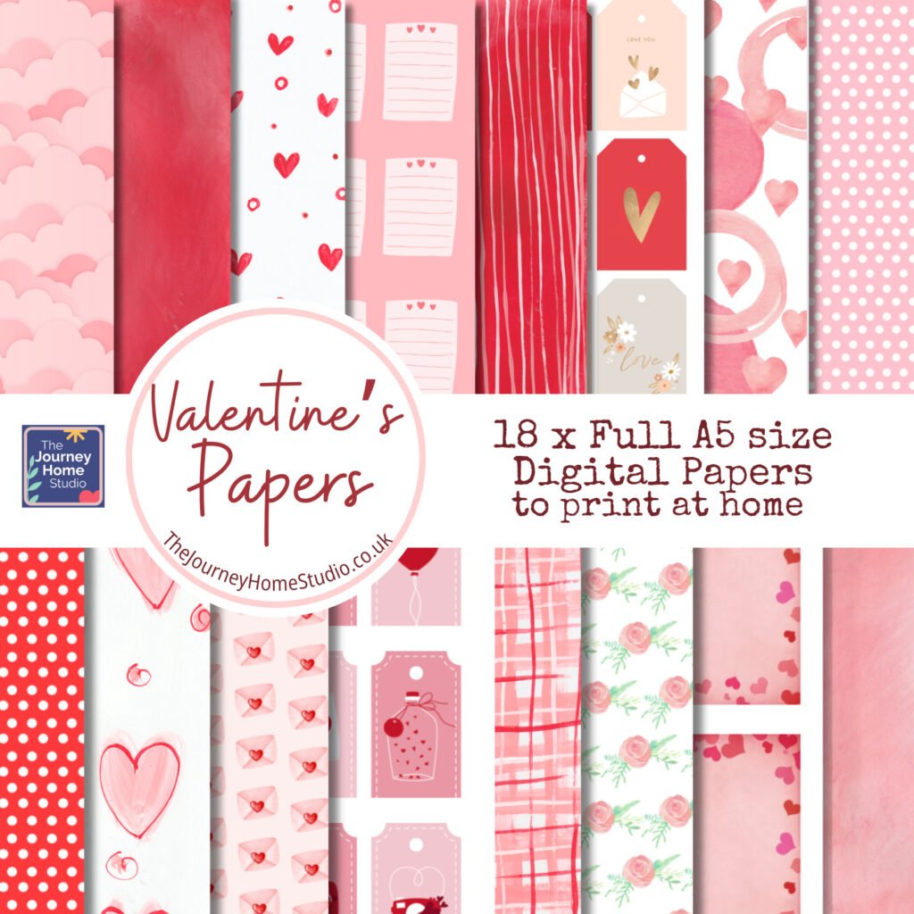 Celebrate Love & Creativity with Valentine’s Background Papers