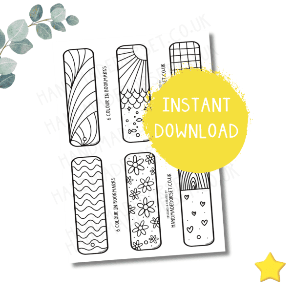 Printable Bookmarks