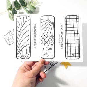 Handmade Dorset Printable bookmarks