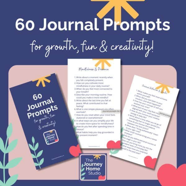 The Journey Home Studio Creative Workbook and Journal Prompts