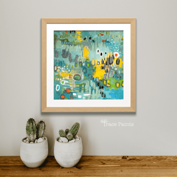 'Finding my feet' print