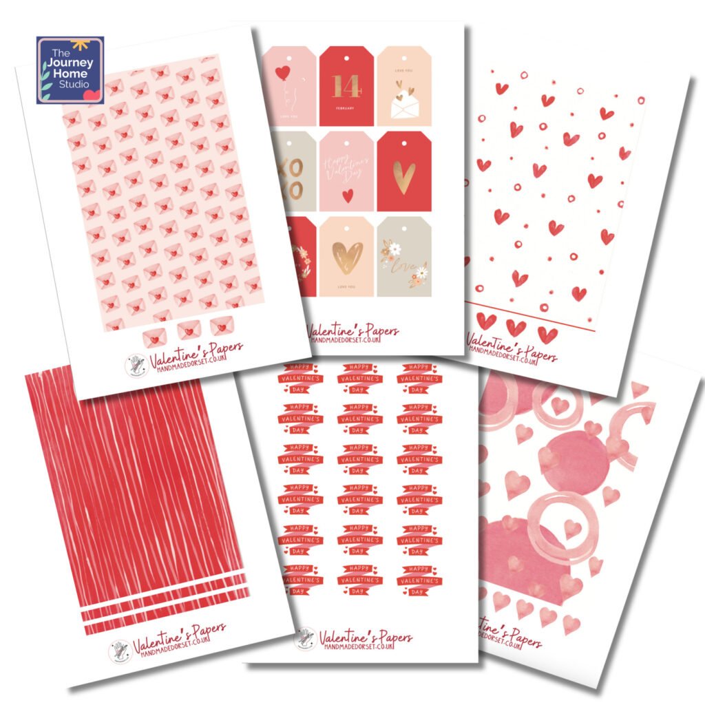 Celebrate Love & Creativity with Valentine’s Background Papers