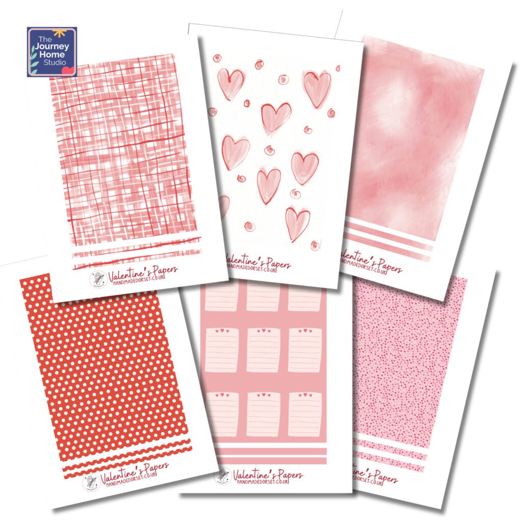 Celebrate Love & Creativity with Valentine’s Background Papers