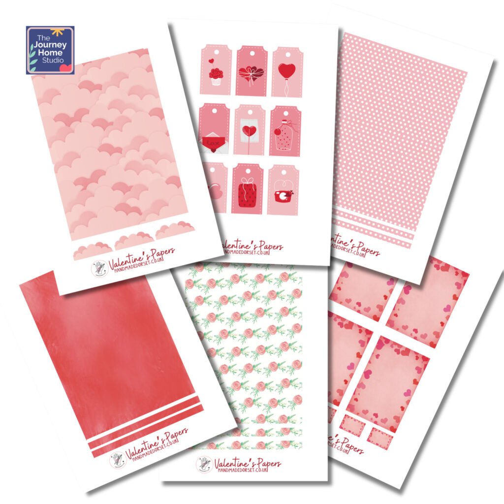 Celebrate Love & Creativity with Valentine’s Background Papers